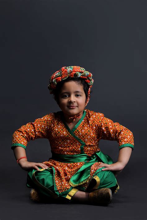 Rajasthani Traditional Dress For Kids