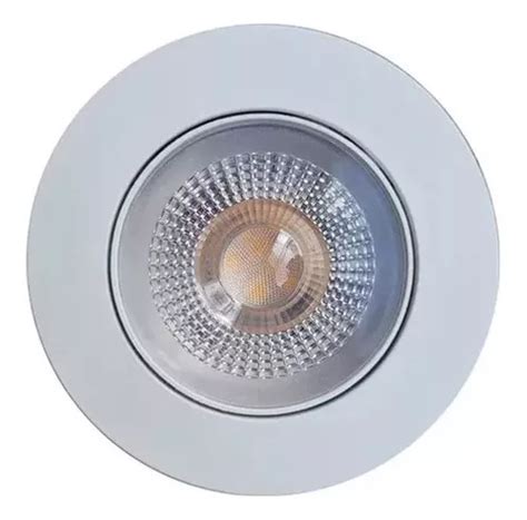 Spot Led Direcional Embutir Redondo Brancofrio Quente 7w Biv MercadoLivre