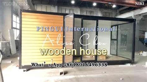 Prefabricated 40ft Portable Wooden Container House For Sale With 2 Bedrooms And 1 Living Room