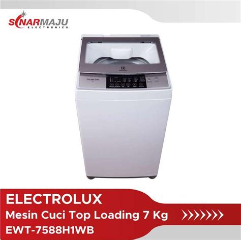 Jual Mesin Cuci 1 Tabung Electrolux 7 5 Kg Top Loading EWT 7588H1WB