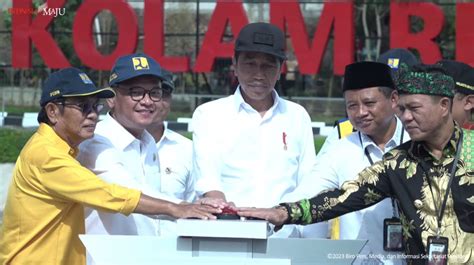 Jokowi Resmikan Sejumlah Proyek Infrastruktur Di Jawa Barat Senilai