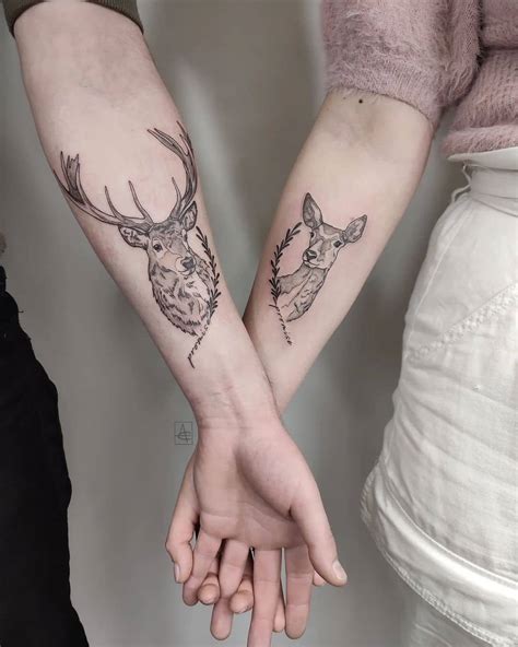 Details 72 Deer Couple Tattoos In Coedo Vn