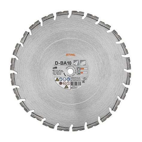 Stihl D Ba Diamond Cutting Disc Wheel For Concrete Asphalt All