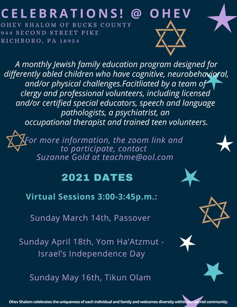 The Ohev Shalom Shabbat-O-Gram