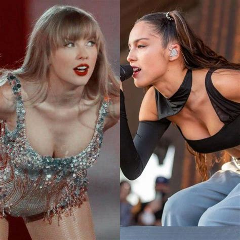 Best Stage Cleavage Taylor Swift Vs Olivia Rodrigo R Celebbattles