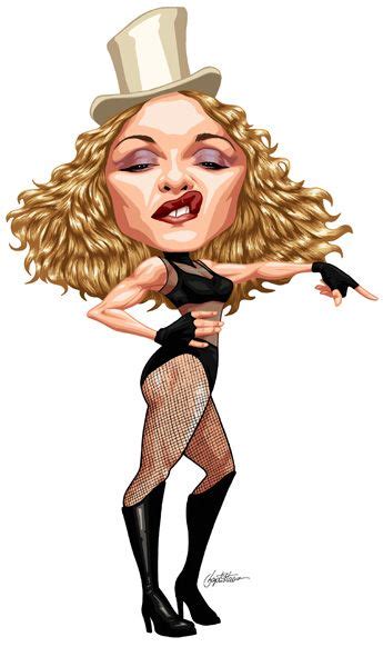 Madonna Cartoon Madonna Blond Ambition Tour By Nicotronick Cartoons