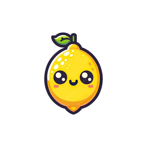 Premium Vector Cartoon Cute Lemon Icon Character Vector