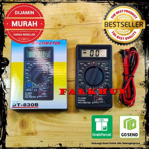 Jual Terbaik Digital Multitester Multimeter Avometer Ac Dc Ohm Dioda