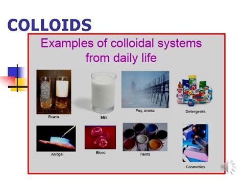 COLLOIDS Optical Properties of Colloids 1 FaradayTyndall effect