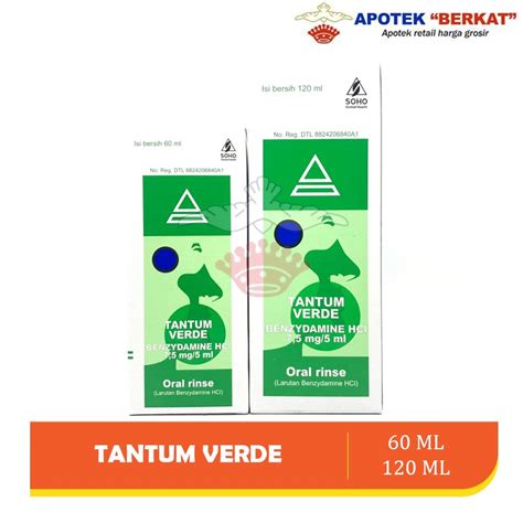 Jual Tantum Verde 60 120 Ml Obat Kumur Shopee Indonesia