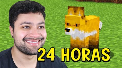 24 HORAS CUIDANDO DE UMA RAPOSA NO MINECRAFT YouTube