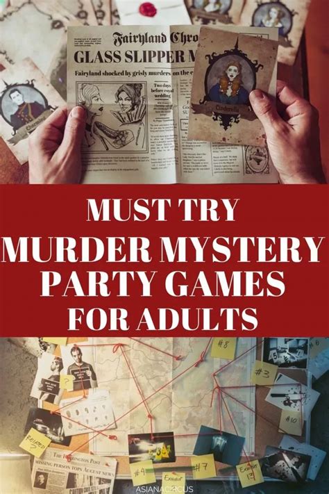 29 Best Murder Mystery Party Games For Adults Artofit