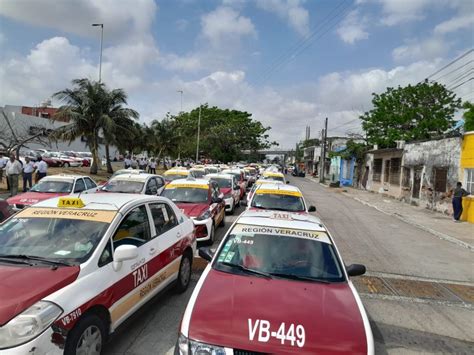 Agrupaciones De Taxistas En Veracruz Se Unen Para Mejorar Condiciones