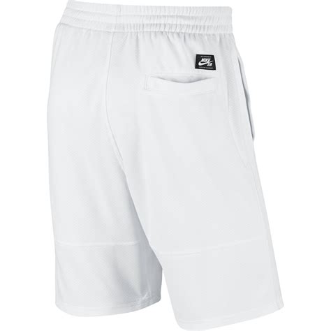 Nike Mens Sb Dri Fit Stripe Sunday Shorts White