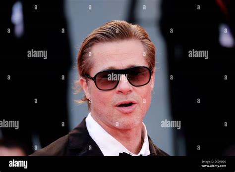 American Actor Brad Pitt At The 79 Venice International Film Festival