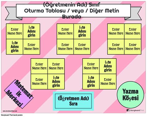 Oturma Tablosu Storyboard By Tr Examples