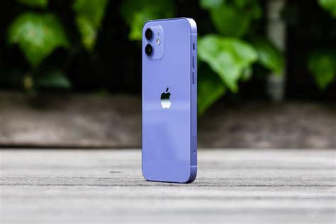 Here is the purple iPhone 12, which is purple - The Verge