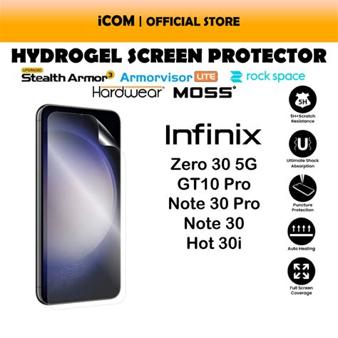 Rock Space Hydrogel Screen Protector For Infinix Zero G Gt Pro Note Pro Note Hot I