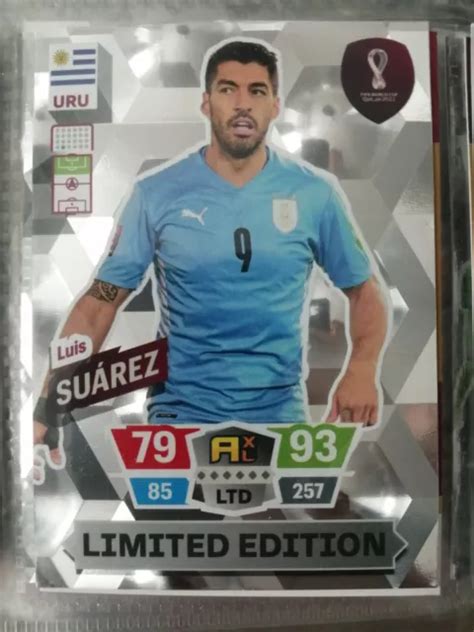 FIFA WORLD CUP Qatar 2022 Adrenalyn Xl Limited Edition Luis Suarez EUR