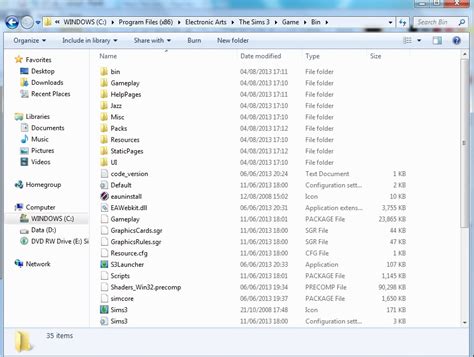 Create Mods Folder Sims 3 The New Way Billawm