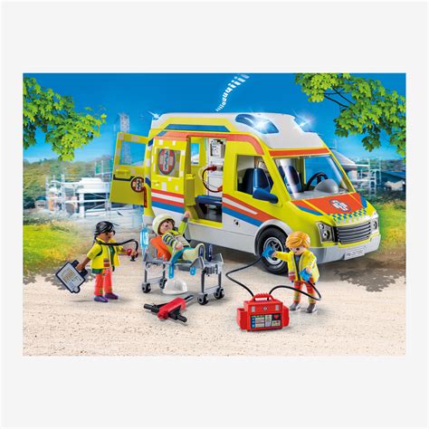 Playmobil Ambulance With Light And Sound Playset Worldshop