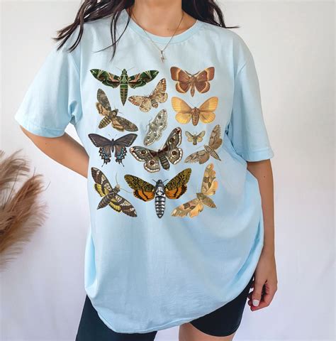 Moth Cottagecore Shirt Bug Insect Shirt Moth Cottage Core Etsy