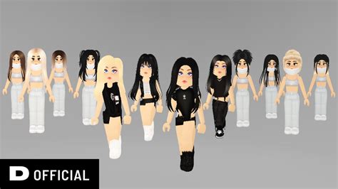 BLACKPINK Shut Down Roblox Dance Performance Video Outfit Codes