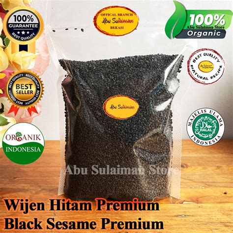 Jual Wijen Hitam 1 Kg Black Sesame Premium 1 KG Biji WIjen Hitam