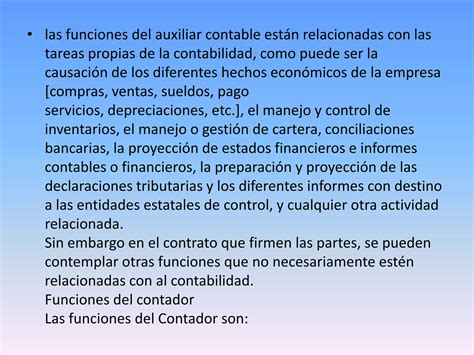 Funciones Del Auxiliar Contable Daniela Ppt