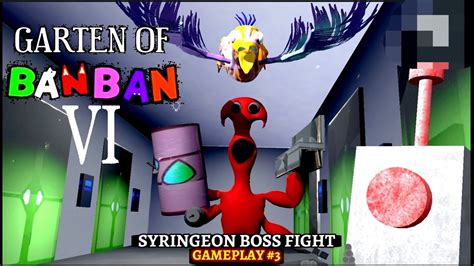 Garten Of Banban 6 Syringeon Boss Fight And Hell Baby Opila Back