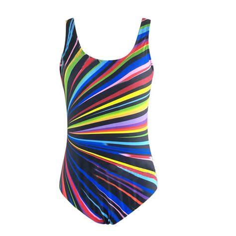 Ykohkofe One Piece Swimsuit Women Sexy Backless Bikini Colorful