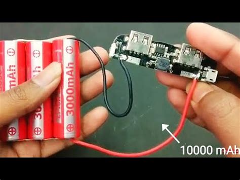 How To Make 9000 MAh Power Bank DIY Power Bank Very Easy Li Ion