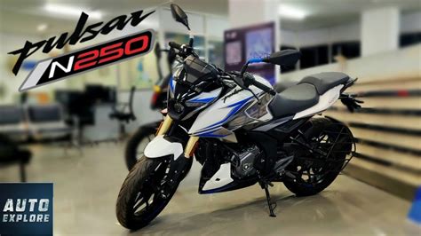 All New Bajaj Pulsar N Pearl Metallic White Color Auto