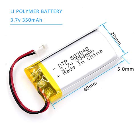 502040 Lithium Ion Polymer Battery Lipo Rechargeable Battery 3 7v