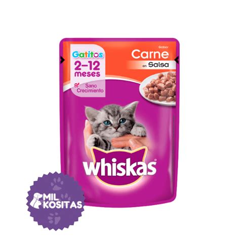 Whiskas Gatitos Sachet Sabor Carne