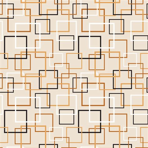 Seamless Random Squares Pattern On Beige Perfect For Bedding