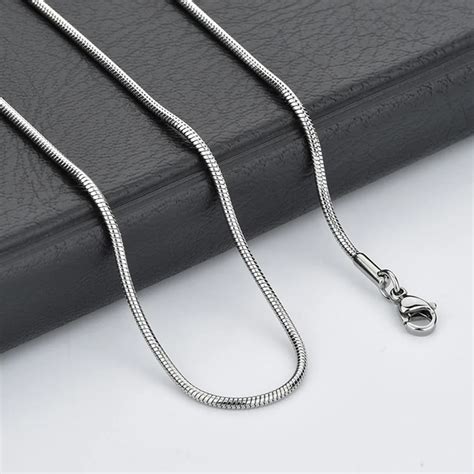 Pcs Wholesale Womens L Top Quality Silver Stainless Steel Mm