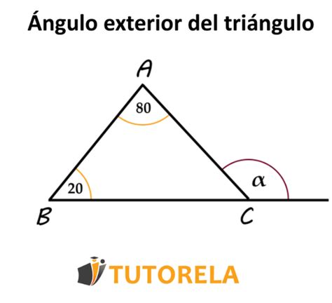 Ángulo exterior de un triángulo Tutorela