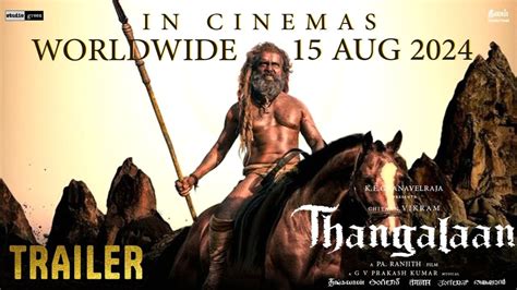 Thangalaan Official Trailer Chiyaan Vikram Pa Ranjith Gv