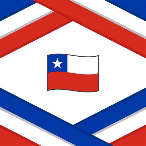 Chile Flag Abstract Background Design Template. Chile Independence Day ...