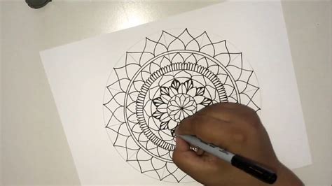 Mandalas Faciles Paso A Paso C Mo Dibujar Un Mandala F Cil Paso A