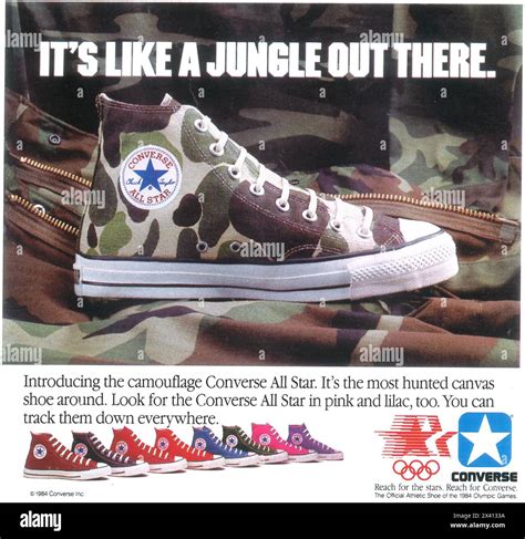 Converse shoe ad hi-res stock photography and images - Alamy