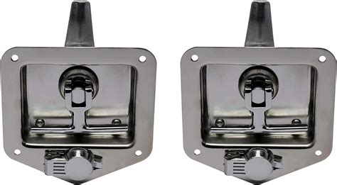 TCH Hardware 2 Pack Stainless Steel T Handle Cam Latch With Mounting