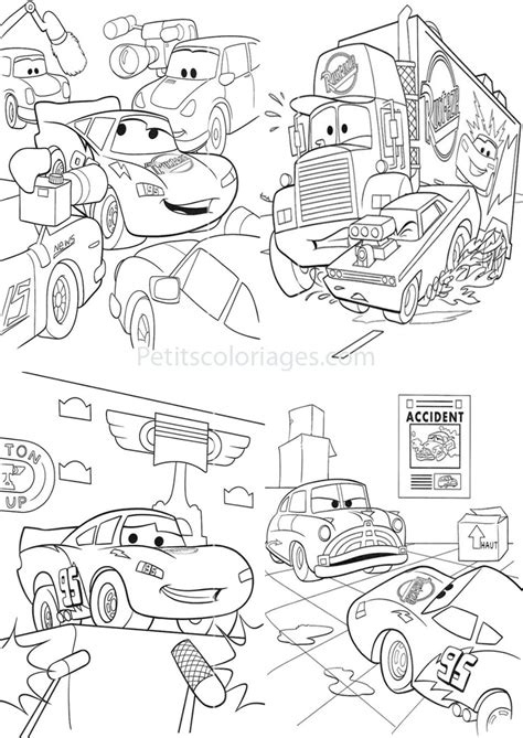 Dessins Gratuits à Colorier Coloriage Cars Flash Mcqueen à imprimer