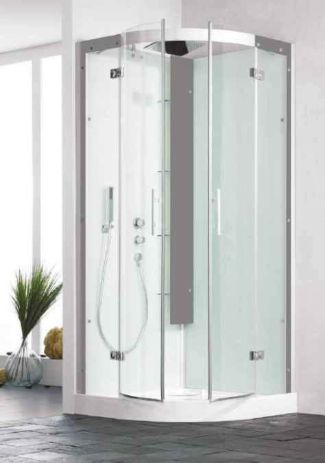 Kinedo Horizon 900mm Quadrant Pivot Door Self Contained Shower Pod