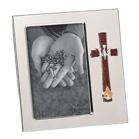 DOVE AND FLAME CONFIRMATION FRAME Divine Mercy Gift Shop