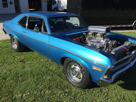 Blown 1971 Chevy Ii Chevrolet Nova Blower Supercharger Supercharged