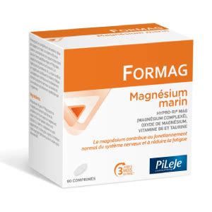 Formag Magnésium marin 90 comprimés Conseils d utilisation