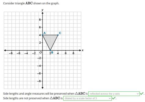 Select The Correct Answer From Each Drop Down Menu Consider Triangle