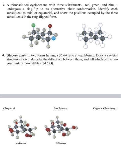 Solved 3 A Trisubstituted Cyclohexane With Three Chegg